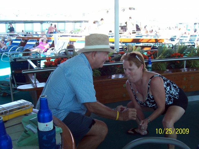 Burl & Kathleen gettin down.  