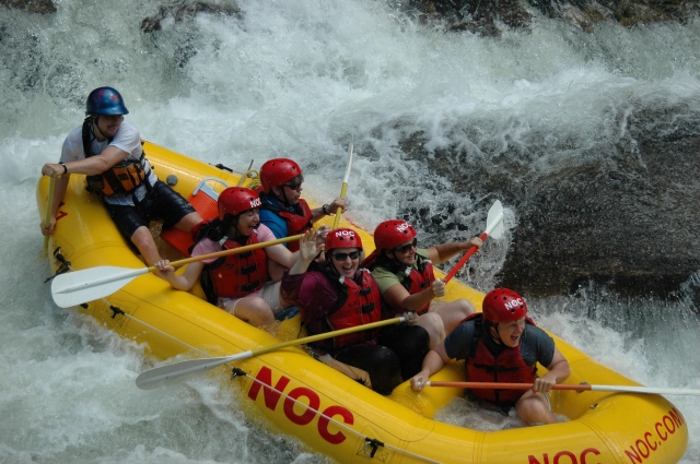 White water rafting at the Chattoga River