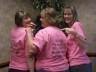 The Dee Triplets birthday last week, the Tshirts say:
She did it -- no she did it --no our parents did it! Triple trouble turns 50!!!!! 